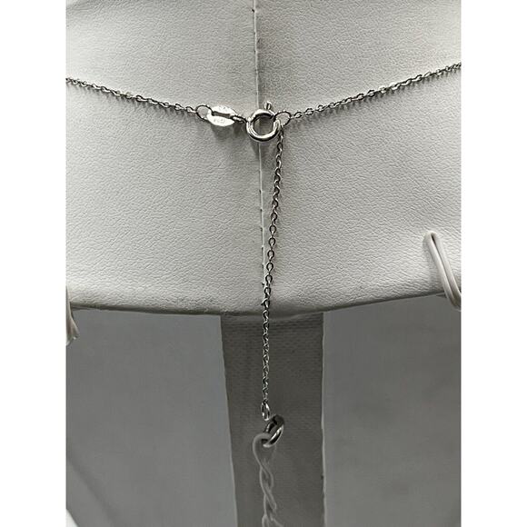 Golden Moon Inc Turquoise Beaded and Sterling Silver Rosary Cross Necklace - Picture 7 of 8